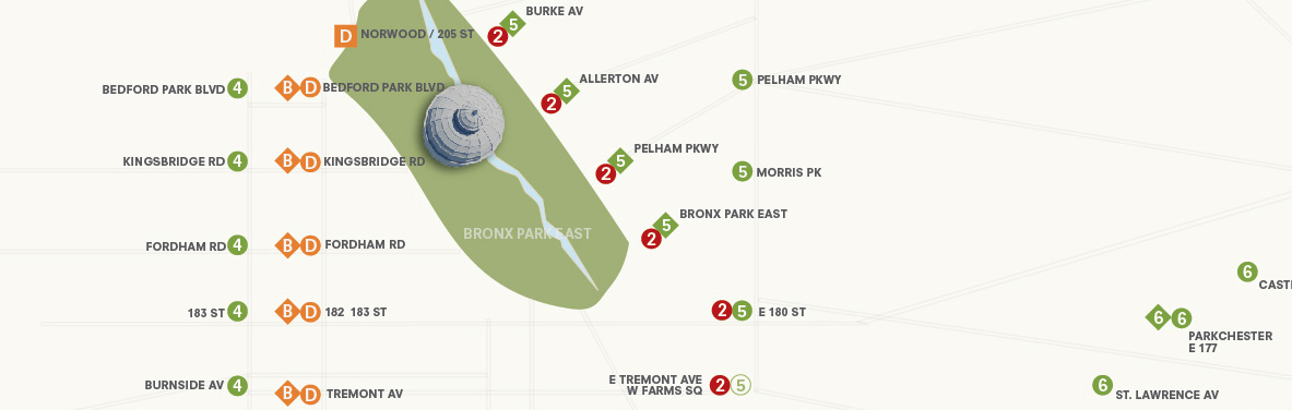 NYC subway map